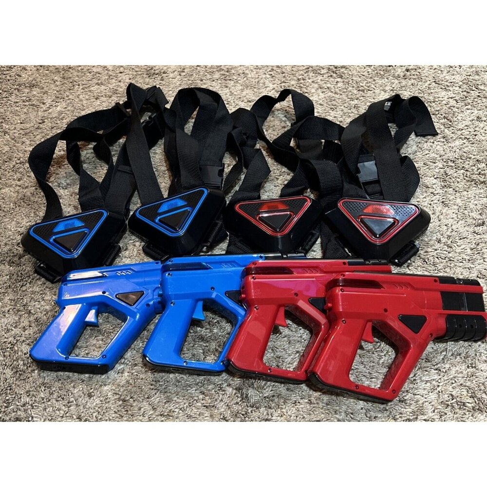 Merch Source Electronic Infrared Tag Set Set Of 4 Pack With Armor Vest ~ Works!